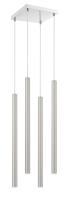 LED Chandelier by Z-Lite - Forest Collection, Chrome Finish - 917MP24-BN-LED-4SCH