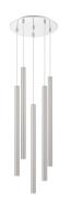 LED Chandelier by Z-Lite - Forest Collection, Chrome Finish - 917MP24-BN-LED-5RCH