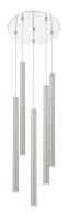 LED Chandelier by Z-Lite - Forest Collection, Chrome Finish - 917MP24-BN-LED-5RCH
