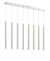 LED Linear Chandelier by Z-Lite - Forest Collection, Chrome Finish - 917MP24-BN-LED-8LCH