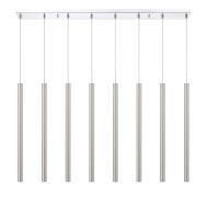 LED Linear Chandelier by Z-Lite - Forest Collection, Chrome Finish - 917MP24-BN-LED-8LCH