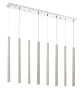 LED Linear Chandelier by Z-Lite - Forest Collection, Chrome Finish - 917MP24-BN-LED-8LCH