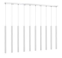 LED Linear Chandelier by Z-Lite - Forest Collection, Chrome Finish - 917MP24-CH-LED-10LCH