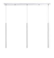 LED Linear Chandelier by Z-Lite - Forest Collection, Chrome Finish - 917MP24-CH-LED-3LCH