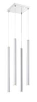 LED Chandelier by Z-Lite - Forest Collection, Chrome Finish - 917MP24-CH-LED-4SCH