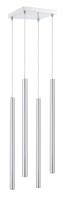 LED Chandelier by Z-Lite - Forest Collection, Chrome Finish - 917MP24-CH-LED-4SCH