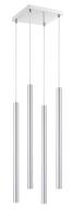 LED Chandelier by Z-Lite - Forest Collection, Chrome Finish - 917MP24-CH-LED-4SCH