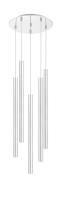 LED Chandelier by Z-Lite - Forest Collection, Chrome Finish - 917MP24-CH-LED-5RCH