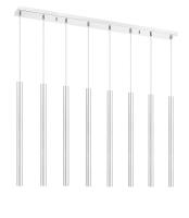 LED Linear Chandelier by Z-Lite - Forest Collection, Chrome Finish - 917MP24-CH-LED-8LCH