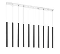 LED Linear Chandelier by Z-Lite - Forest Collection, Chrome Finish - 917MP24-MB-LED-10LCH