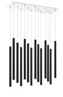 LED Chandelier by Z-Lite - Forest Collection, Chrome Finish - 917MP24-MB-LED-14LCH