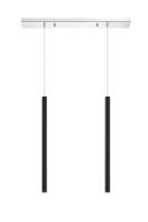LED Linear Chandelier by Z-Lite - Forest Collection, Chrome Finish - 917MP24-MB-LED-2LCH