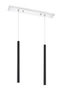 LED Linear Chandelier by Z-Lite - Forest Collection, Chrome Finish - 917MP24-MB-LED-2LCH