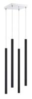 LED Chandelier by Z-Lite - Forest Collection, Chrome Finish - 917MP24-MB-LED-4SCH