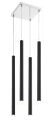 LED Chandelier by Z-Lite - Forest Collection, Chrome Finish - 917MP24-MB-LED-4SCH