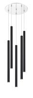 LED Chandelier by Z-Lite - Forest Collection, Chrome Finish - 917MP24-MB-LED-5RCH