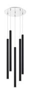 LED Chandelier by Z-Lite - Forest Collection, Chrome Finish - 917MP24-MB-LED-5RCH