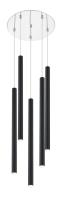LED Chandelier by Z-Lite - Forest Collection, Chrome Finish - 917MP24-MB-LED-5RCH