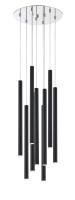 LED Chandelier by Z-Lite - Forest Collection, Chrome Finish - 917MP24-MB-LED-9RCH
