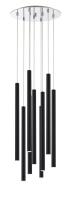 LED Chandelier by Z-Lite - Forest Collection, Chrome Finish - 917MP24-MB-LED-9RCH