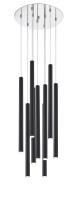 LED Chandelier by Z-Lite - Forest Collection, Chrome Finish - 917MP24-MB-LED-9RCH