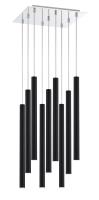 LED Chandelier by Z-Lite - Forest Collection, Chrome Finish - 917MP24-MB-LED-9SCH