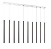 LED Linear Chandelier by Z-Lite - Forest Collection, Chrome Finish - 917MP24PBL-LED-10LCH