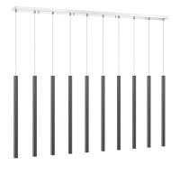 LED Linear Chandelier by Z-Lite - Forest Collection, Chrome Finish - 917MP24PBL-LED-10LCH