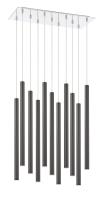 LED Chandelier by Z-Lite - Forest Collection, Chrome Finish - 917MP24PBL-LED-11LCH
