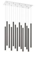 LED Chandelier by Z-Lite - Forest Collection, Chrome Finish - 917MP24PBL-LED-14LCH