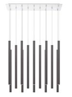 LED Chandelier by Z-Lite - Forest Collection, Chrome Finish - 917MP24PBL-LED-14LCH