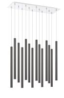 LED Chandelier by Z-Lite - Forest Collection, Chrome Finish - 917MP24PBL-LED-14LCH