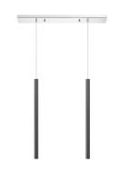 LED Linear Chandelier by Z-Lite - Forest Collection, Chrome Finish - 917MP24-PBL-LED-2LCH