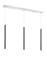 LED Linear Chandelier by Z-Lite - Forest Collection, Chrome Finish - 917MP24-PBL-LED-3LCH