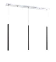 LED Linear Chandelier by Z-Lite - Forest Collection, Chrome Finish - 917MP24-PBL-LED-3LCH