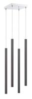 LED Chandelier by Z-Lite - Forest Collection, Chrome Finish - 917MP24-PBL-LED-4SCH