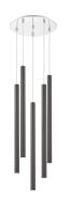LED Chandelier by Z-Lite - Forest Collection, Chrome Finish - 917MP24-PBL-LED-5RCH