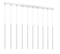 LED Linear Chandelier by Z-Lite - Forest Collection, Chrome Finish - 917MP24-WH-LED-10LCH