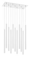 LED Chandelier by Z-Lite - Forest Collection, Chrome Finish - 917MP24-WH-LED-11LCH