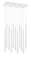 LED Chandelier by Z-Lite - Forest Collection, Chrome Finish - 917MP24-WH-LED-11LCH