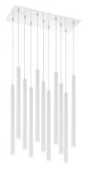 LED Chandelier by Z-Lite - Forest Collection, Chrome Finish - 917MP24-WH-LED-11LCH