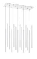LED Chandelier by Z-Lite - Forest Collection, Chrome Finish - 917MP24-WH-LED-14LCH