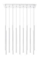 LED Chandelier by Z-Lite - Forest Collection, Chrome Finish - 917MP24-WH-LED-14LCH