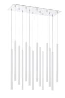 LED Chandelier by Z-Lite - Forest Collection, Chrome Finish - 917MP24-WH-LED-14LCH