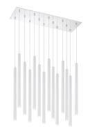 LED Chandelier by Z-Lite - Forest Collection, Chrome Finish - 917MP24-WH-LED-14LCH