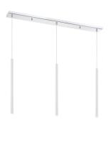 LED Linear Chandelier by Z-Lite - Forest Collection, Chrome Finish - 917MP24-WH-LED-3LCH