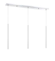 LED Linear Chandelier by Z-Lite - Forest Collection, Chrome Finish - 917MP24-WH-LED-3LCH