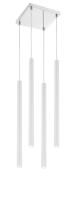 LED Chandelier by Z-Lite - Forest Collection, Chrome Finish - 917MP24-WH-LED-4SCH