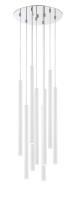 LED Chandelier by Z-Lite - Forest Collection, Chrome Finish - 917MP24-WH-LED-9RCH