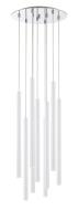 LED Chandelier by Z-Lite - Forest Collection, Chrome Finish - 917MP24-WH-LED-9RCH